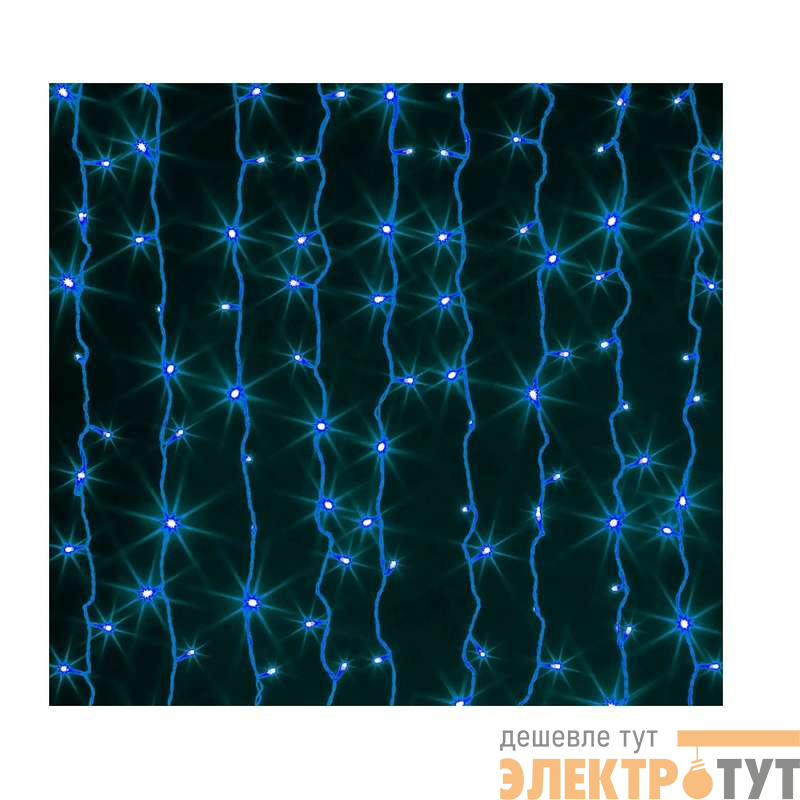 Гирлянда "Занавес" 500 LED 250х150см уличная соед. до 6 мод. син. SHLights 4690601041319