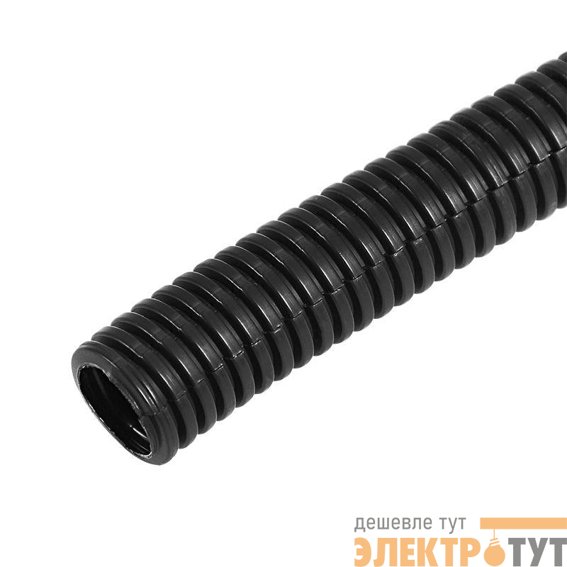 Труба автомобильная гофрированная ПП разрезная d9.8мм (уп.50м) Rexant 16-1056