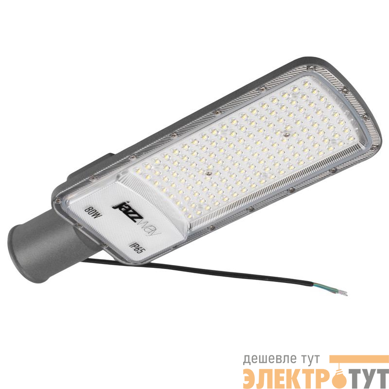 Светильник светодиодный PSL 07 80Вт 5000К IP65 180-260В AC ДКУ уличный JazzWay 5041073