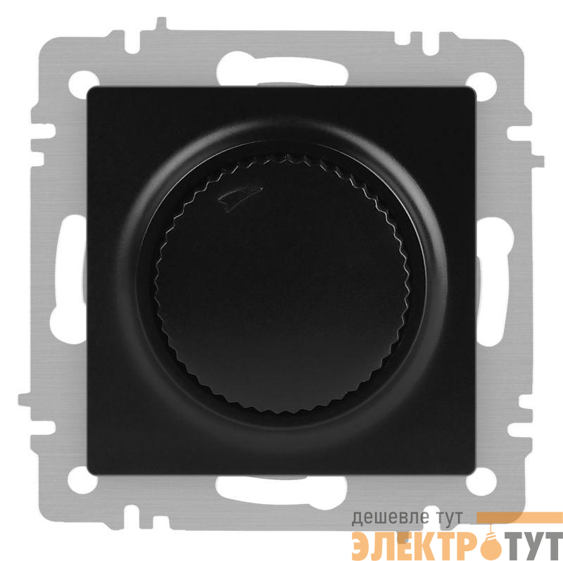 Светорегулятор поворотный СП Accent 6-401-05 600Вт 230В IP20 антрацит Intro Б0063679