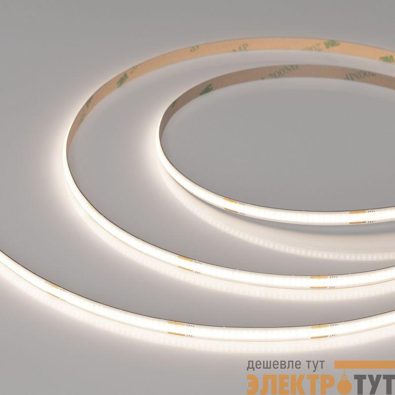 Лента светодиодная COB-X480-6mm 24V Warm 3500К 6Вт/м IP20 CSP (уп.5м) Arlight 044576