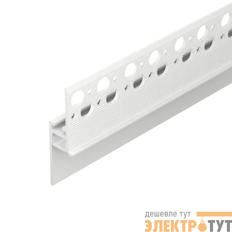 Профиль PLINTUS-FANTOM-H20-2000 WHITE L2000 алюм. Arlight 043660