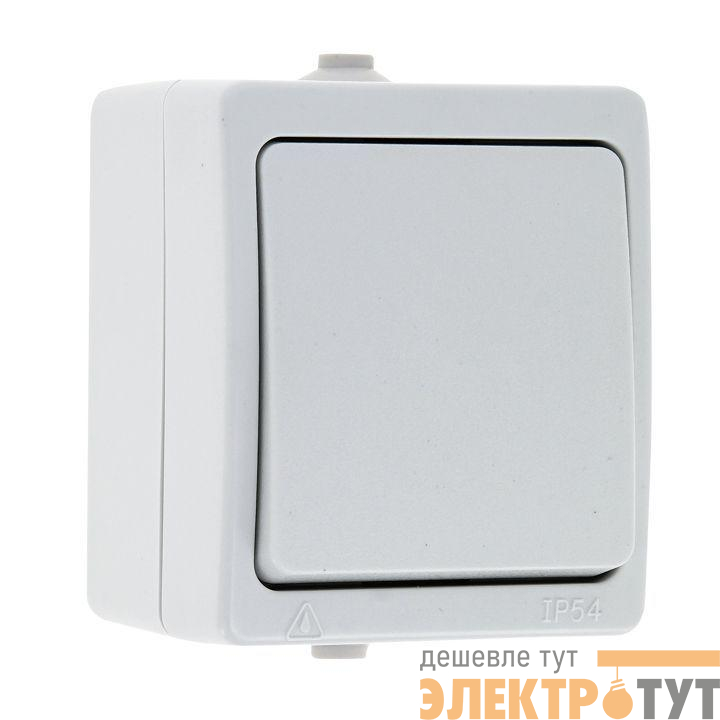Выключатель 1-кл. ОП Венеция 10А IP54 бел. EKF EVV10-021-10-54