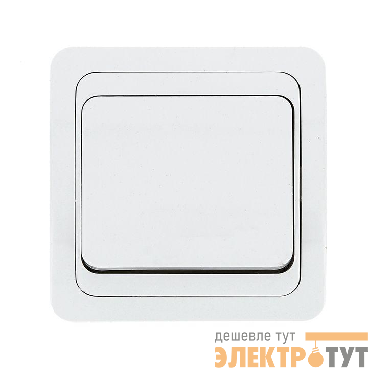 Выключатель 1-кл. СП Лондон 10А IP20 бел. EKF EEV10-021-10