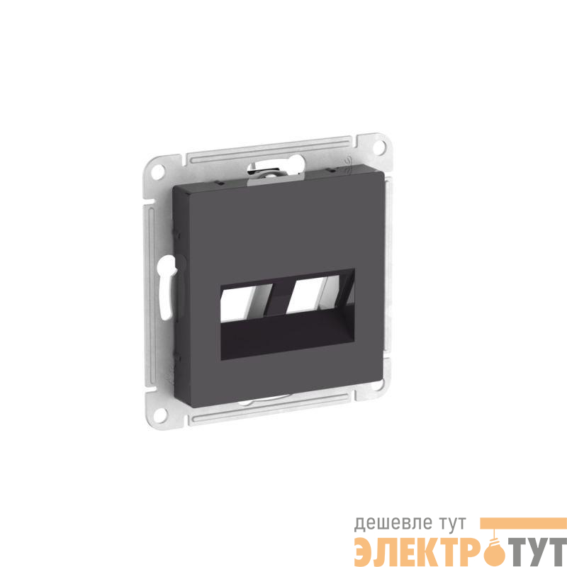 Накладка двойная AtlasDesign для информационных функций типа Keystone базальт SE ATN001490