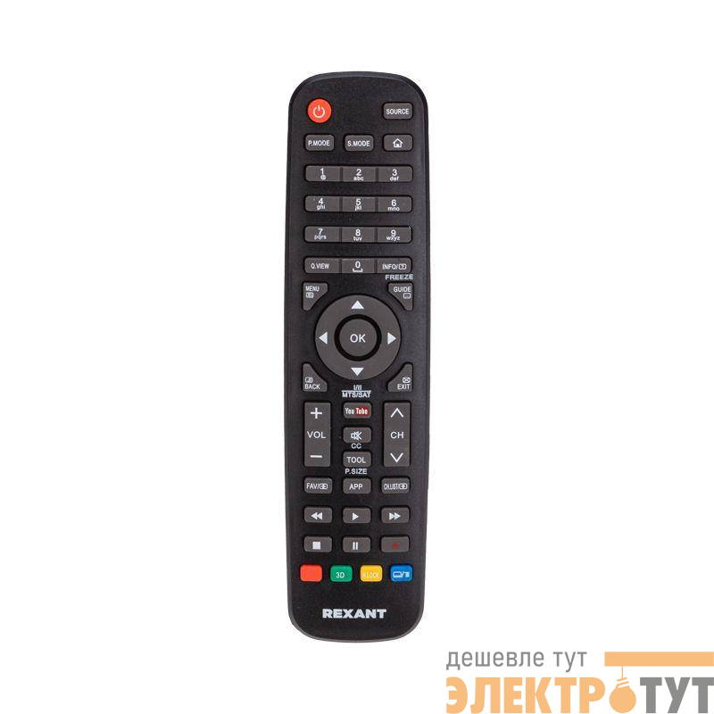 Пульт универсальный для телевизора Haier Rexant 38-0104