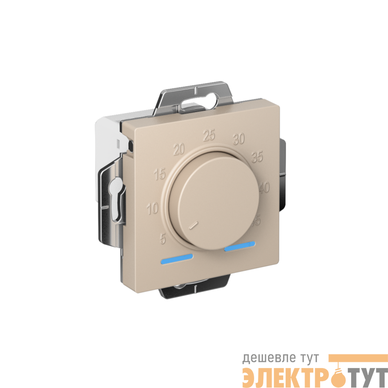 Термостат теплого пола электронный AtlasDesign 10А с датчиком механизм песочн. SE ATN001235