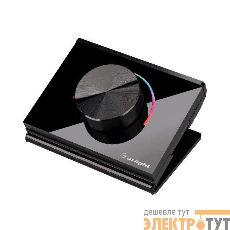 Панель Rotary SMART-P100-RGB Black (3В 2.4G) (IP20 пластик) Arlight 031957