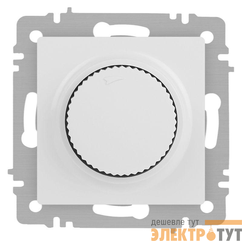 Светорегулятор поворотный СП Accent 6-401-01М 600Вт 230В IP20 бел. матов. Intro Б0063671