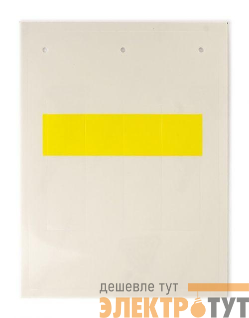 Маркировка самоламинирующаяся для кабелей и труб желт. (уп.40шт) DKC CMSA7523Y