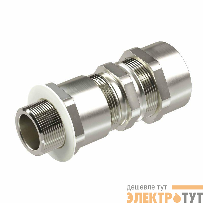 Ввод кабельный серии КА для бронир. кабеля М40х1.5 d24.8-31мм D27-37мм никелированная латунь IP66/IP68 DKC KA5MHK