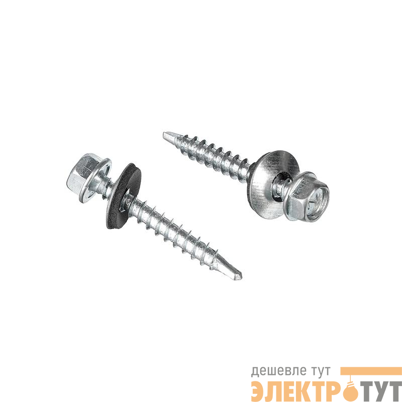 Саморез кровельный 5.5х38 с буром оцинк. (коробка) (уп.5кг) Tech-Krep/Zitar 144787