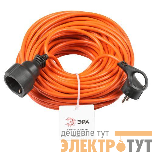 Удлинитель-шнур 1х30м с заземл. UPx-1e-3x1-30m ПВС 3х1 (бухта) Эра Б0048679