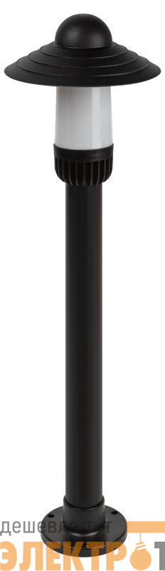 Светильник садово-парковый НТУ 01-60-009 Поллар IP54 E27 max60Вт h860мм напольный черн. ЭРА Б0057493