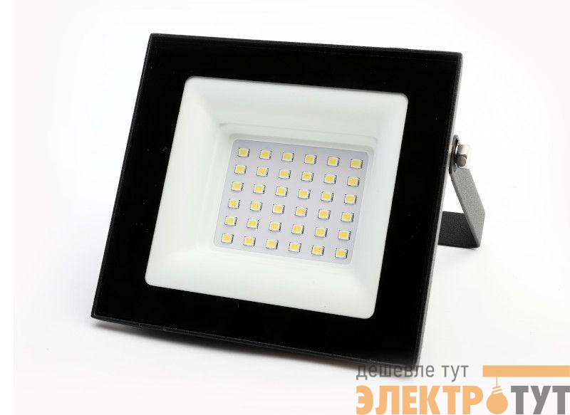 Прожектор светодиодный LFL-3002 C02 LED SMD 30 Вт 230В 6500К черн. Ultraflash 15125