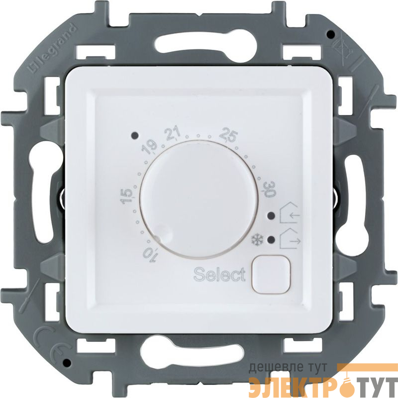 Термостат Inspiria с внешн. датчиком для тепл. полов бел. IEK 673810