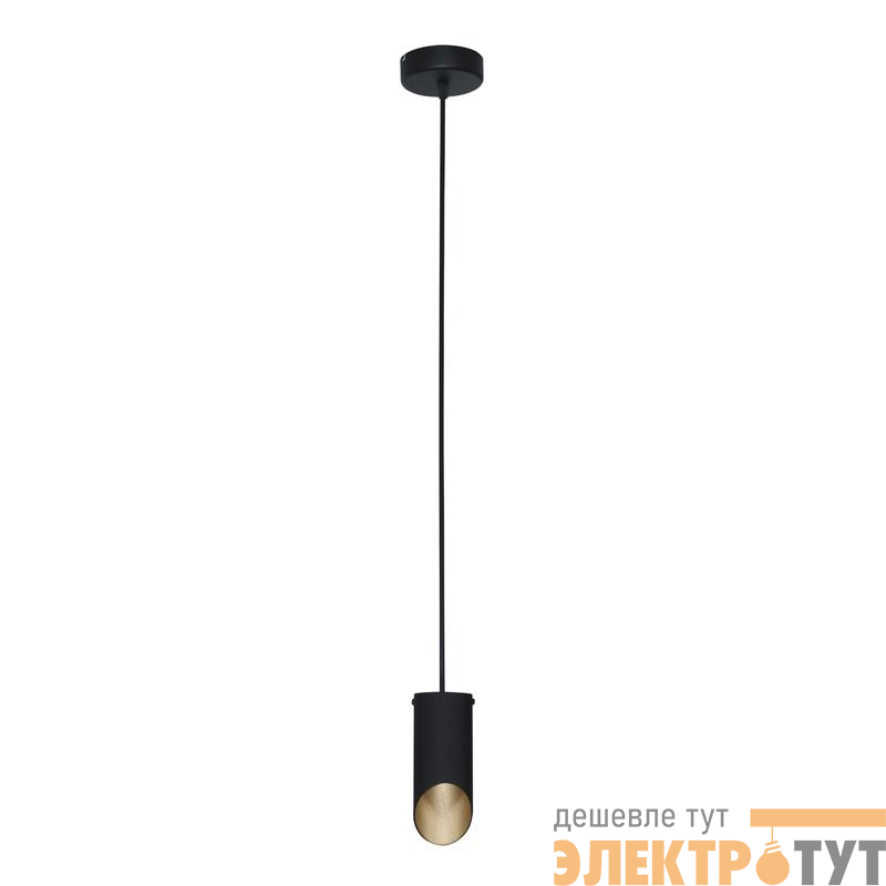 Светильник "Соната" 211 НСБ 01-25-101 G9 [ИМ] подвесной черн./зол. Элетех 1005405291