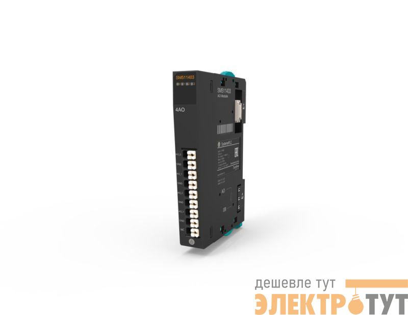Модуль вывода аналоговый 4 выхода +/-10В 12бит SE SM511403