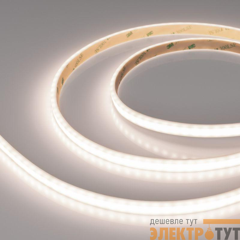 Лента светодиодная RTW-PSW-A120-10mm 24V Day 4000К 9.6Вт/м IP67 2835 герметичная (уп.5м) Arlight 040709