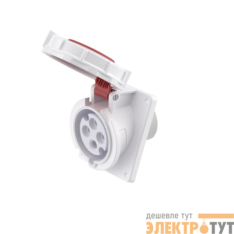 Розетка СП 16А 400В 4п 3P+E IP67 с наклоном DKC DIS4181666