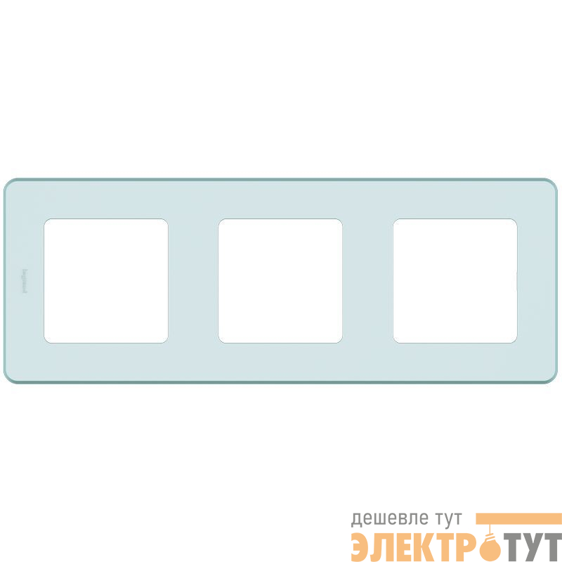 Рамка 3-м СП Inspiria IP20 мятн. IEK 673955
