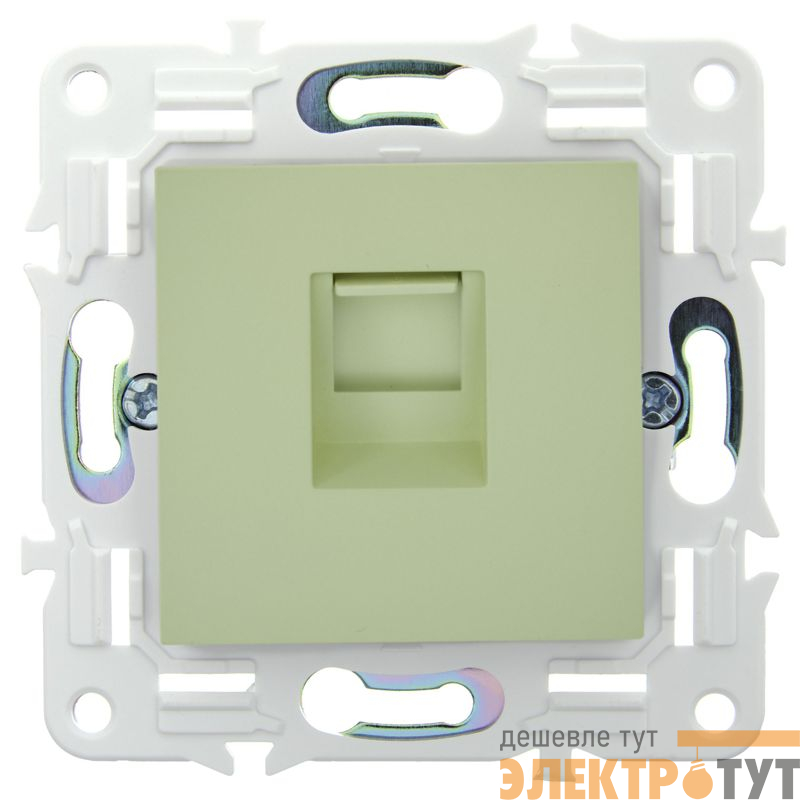 Розетка компьютерная RJ45 кат.5E SKANDY SK-K01G мятный IEK SK-K10-1-K06