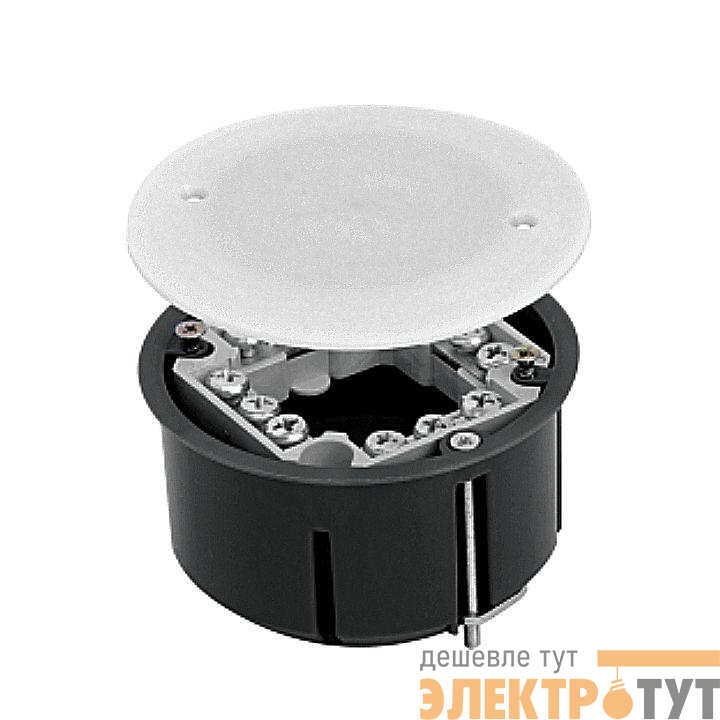 Коробка универсальная КМП-020-027  с метал. лапками клеммником и крышкой 68х45 PROxima EKF plc-kmp-020-027
