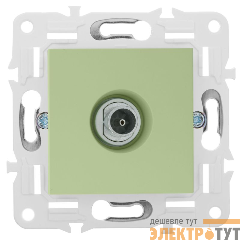 Розетка TV оконечная SKANDY SK-A12G мятный IEK SK-A10-O-K06