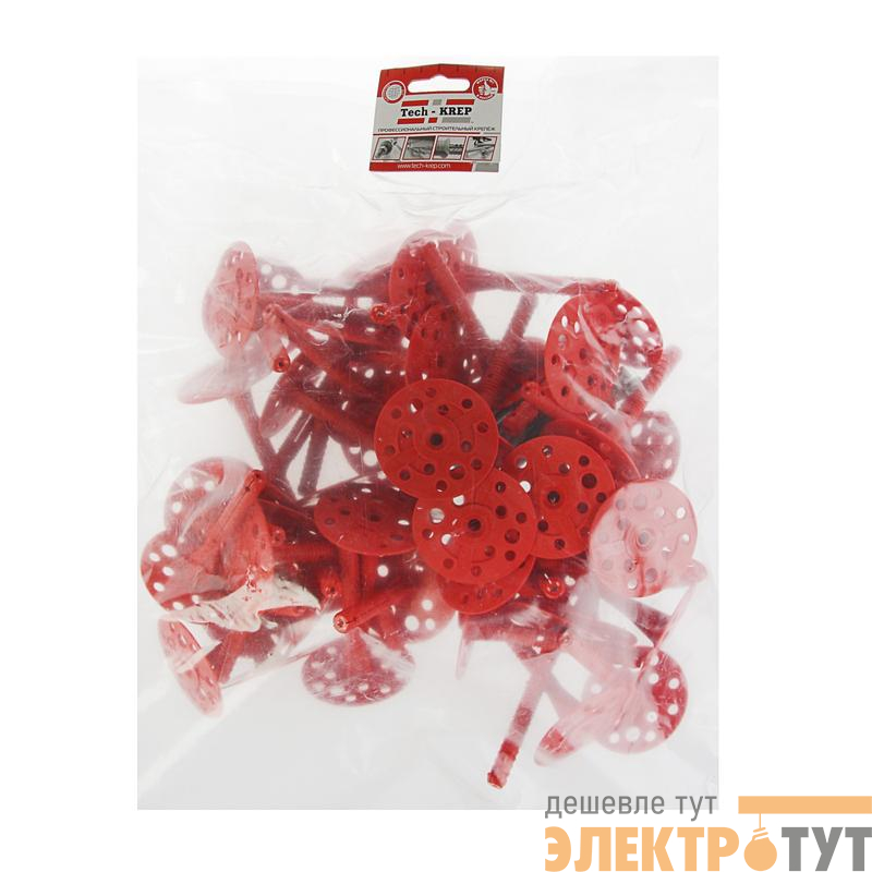 Дюбель для теплоизоляции с мет. гвоздем 10х90 (уп.50шт) Tech-KREP 101886