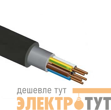 Кабель ВВГнг(А)-LS 5х2.5 ОК (N PE) 0.66кВ (м) ПромЭл 11853900