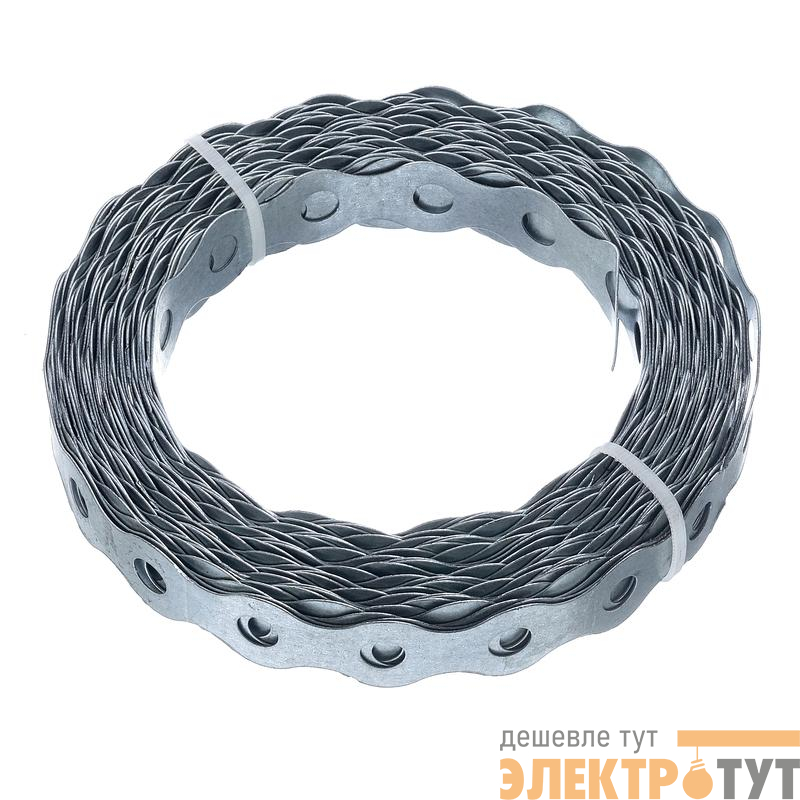 Лента монтажная 0.55х12 волна 10м цинк этикетка СТРОЙМЕТИЗ 4530059