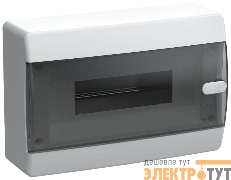 Корпус ЩРН-П-12 UNION Compact IP41 черн. прозр. дверь пластик. IEK UIC-KP12-N-12-41-K01