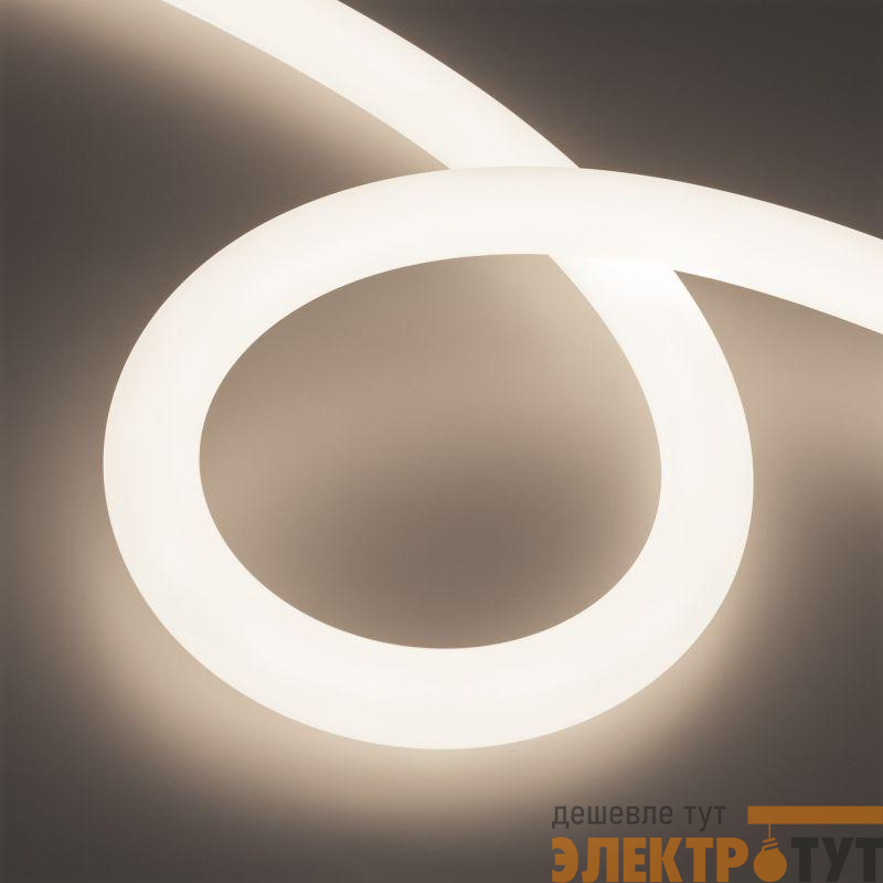 Лента светодиодная MOONLIGHT-TOP-A336-D30mm 24V Day 4000К 14.4Вт/м IP65 wire x1 прямой вывод герметичная (уп.5м) Arlight 050486