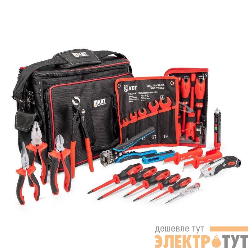 Набор инструментов электрика НИЭ-12 КВТ 89264