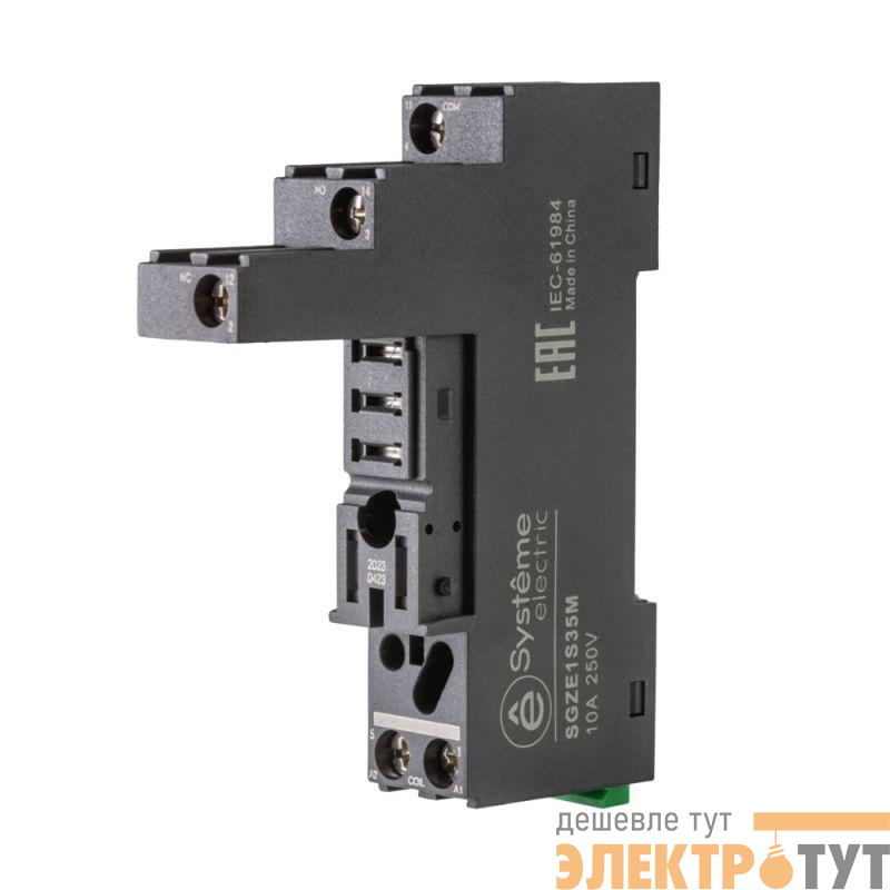 Розетка для реле 1СО скоба seperate SE SGZE1S35M