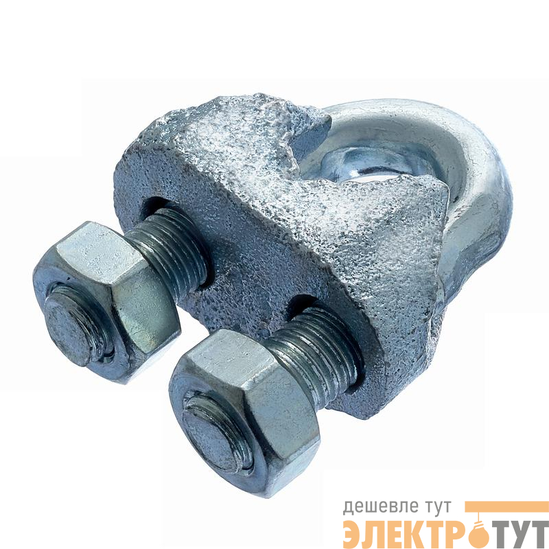 Зажим троса 3мм DIN 741 перфорир. подвес (уп.2шт) СТРОЙМЕТИЗ UTORM4010012