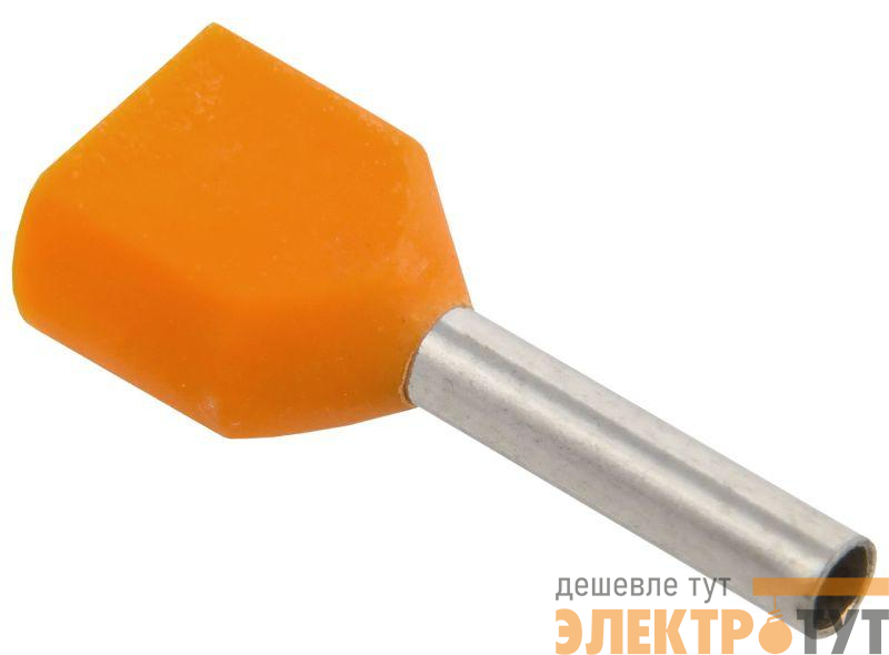 Наконечник НШВИ(2) 0.5-8 оранж. (уп.20шт) IEK UTE10-4-D1-8-100