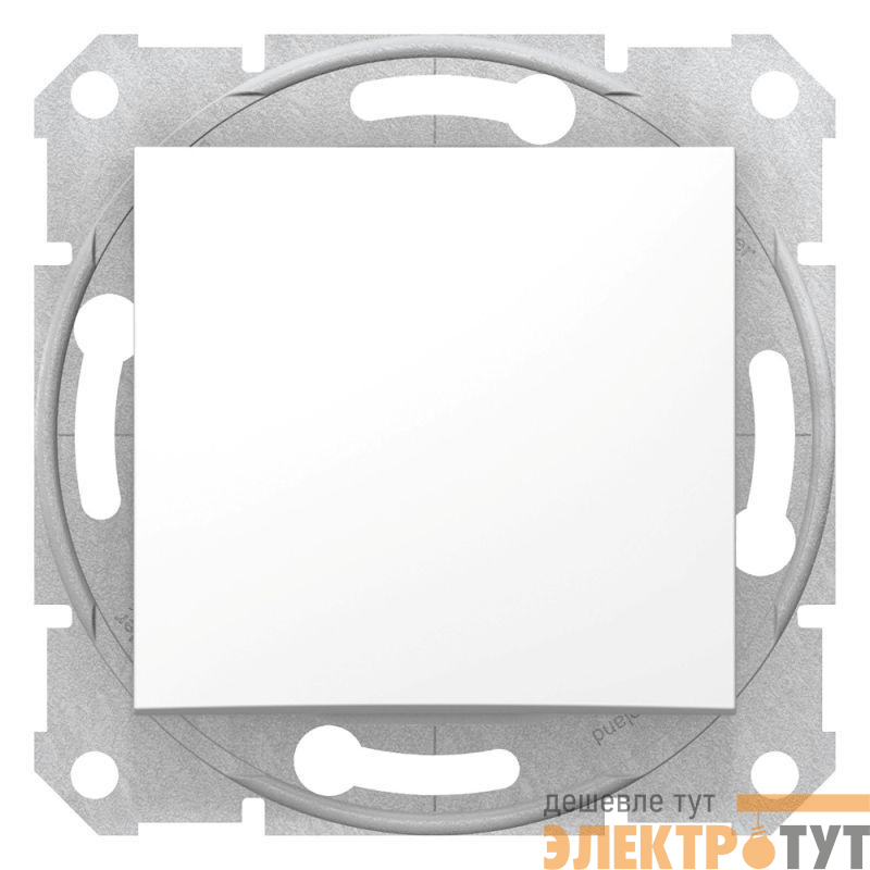 Переключатель проходной 1-кл. СП Sedna 16А IP20 (сх. 6) 250В бел. SchE SDN0400421