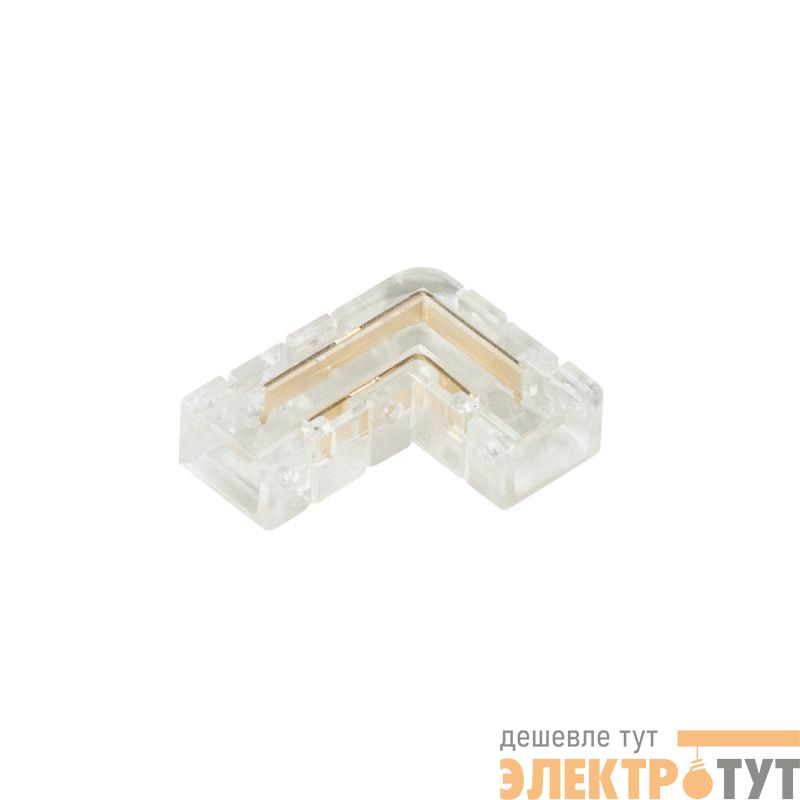 Коннектор угловой FIX-MONO-5mm-2pin-STS прозрачный (уп.10шт) Arlight 053144