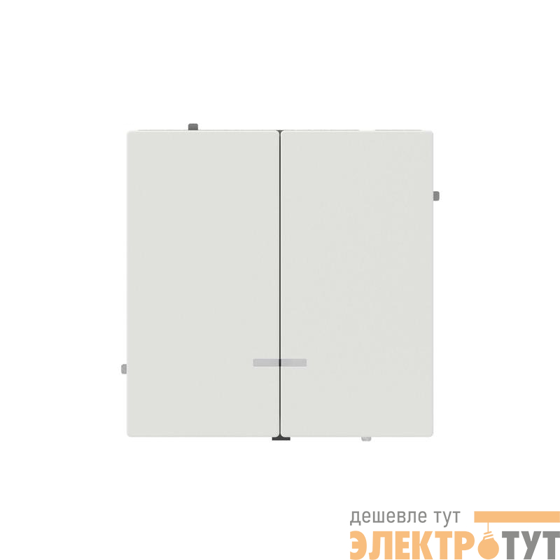 Выключатель 2-кл. KANT с подсветкой бел. песок DKC 7010134