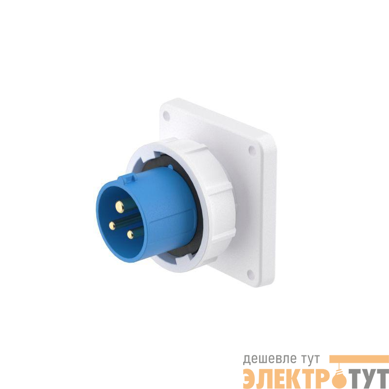 Вилка скрыт. уст. прямая 32А 2P+E 250В IP67 DKC DIS2483293
