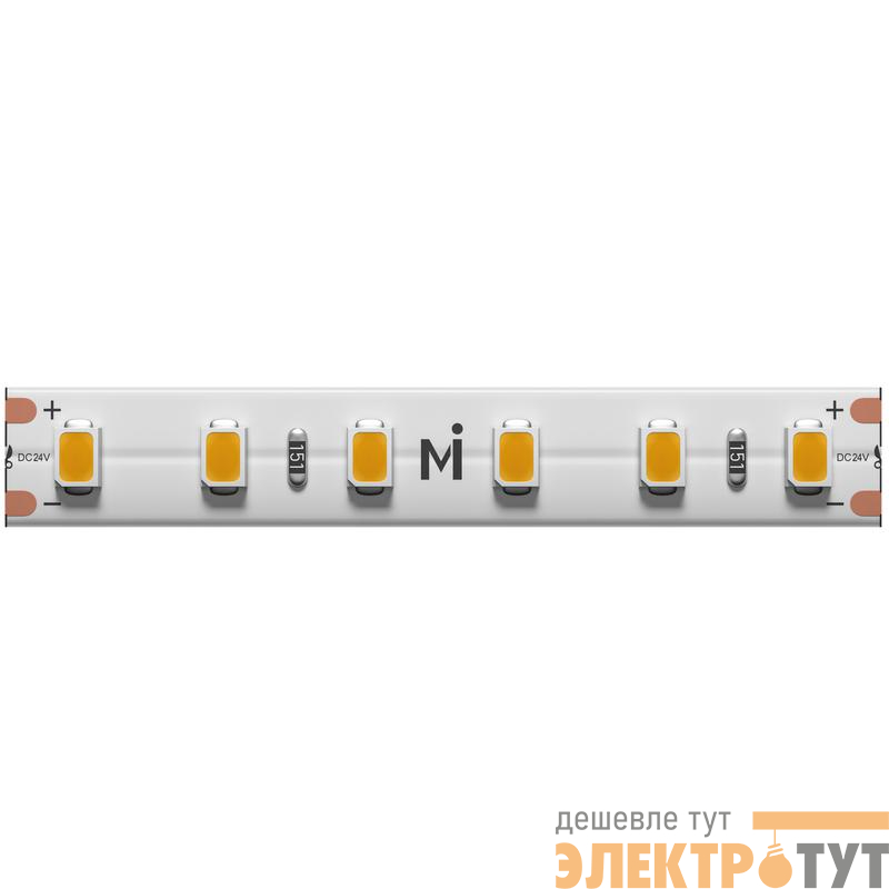 Лента светодиодная 24В 2835 9.6Вт/м 3000К IP20 (уп.5м) Maytoni 201038