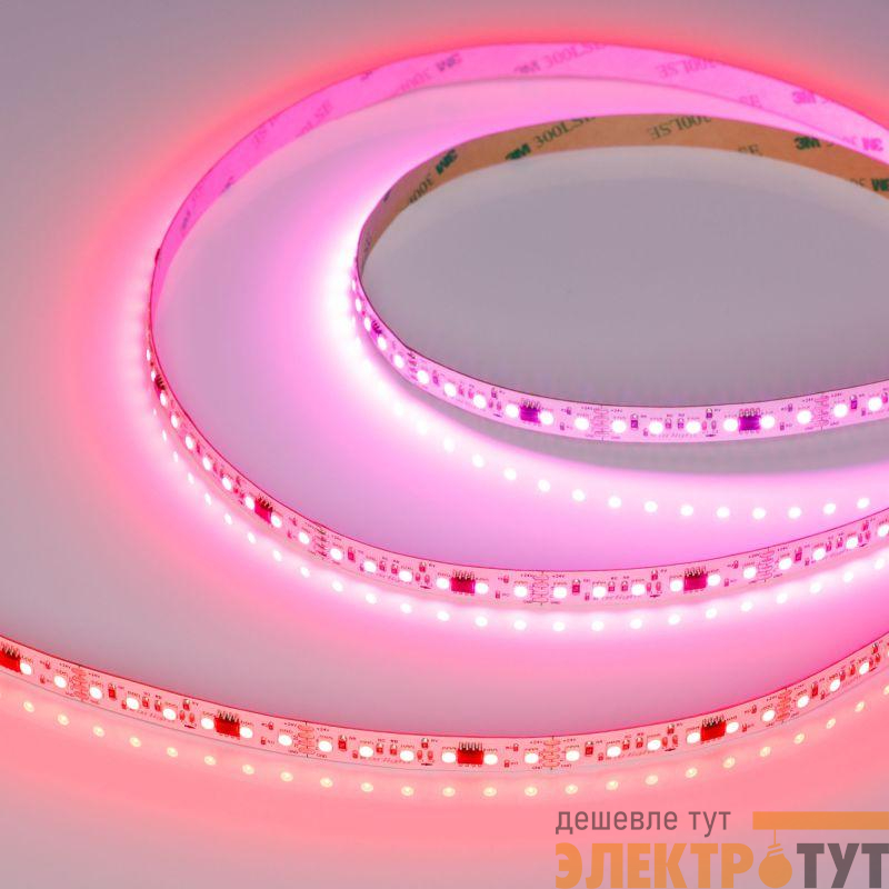 Лента светодиодная SPI-A120-10mm 24V RGB-PX6-BPT 23Вт/м IP20 2835 бегущий огонь (уп.5м) Arlight 046871