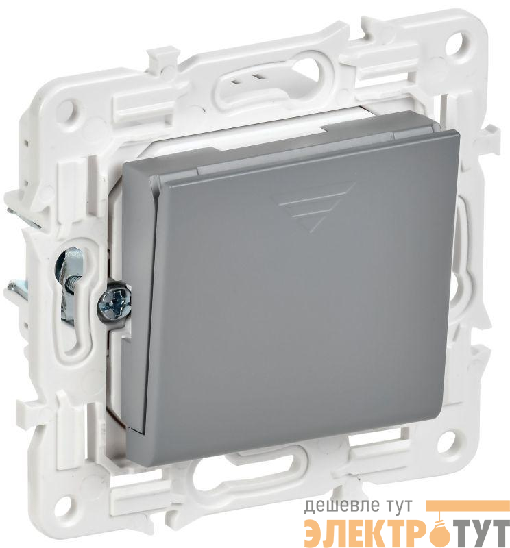 Выключатель карточный SKANDY 30А SK-V15Gr сер. IEK SK-V11-0-10-K03