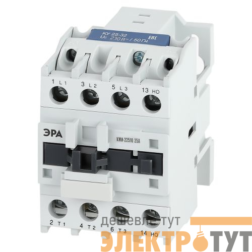 Контактор КМИ-22510 25А 230В/АС3 1НО KKM21-025-230-10-E PRO Эра Б0050437