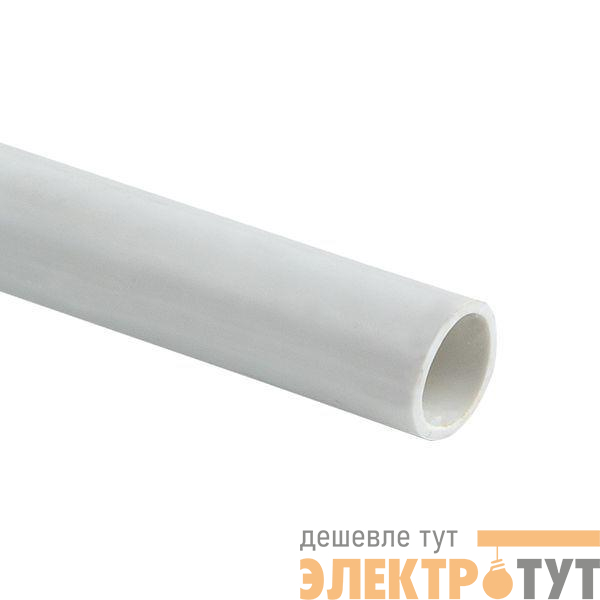 Труба гладкая ПВХ жесткая d25мм бел. (дл.2м) PROxima EKF trg-25w-2m