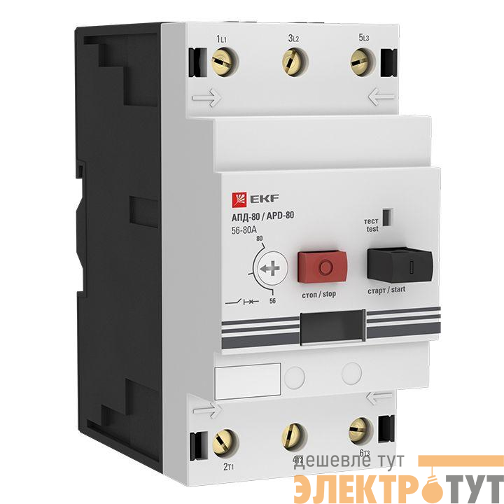 Выключатель автоматический для защиты двигателя АПД-80 25-40А EKF apd3-25-40
