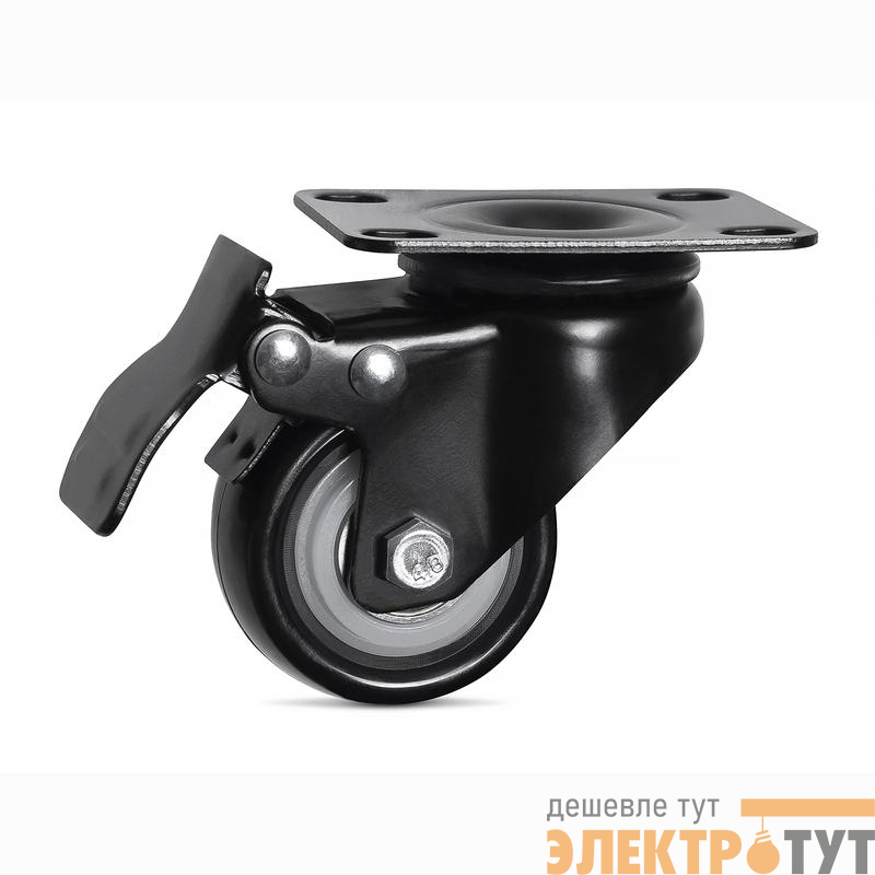 Опора роликовая с тормозом для напольных шкафов JF02 SH-05C- ND-05C Cabeus 10433c