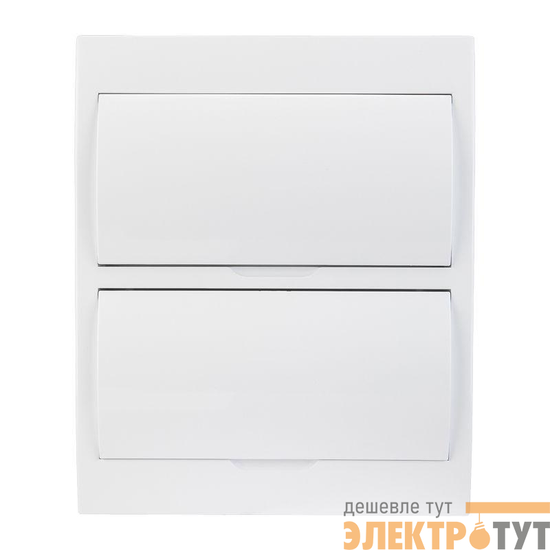 Бокс ЩРН-П-24 IP41 пластик. бел. (бел. дверца) Rexant 11-0325