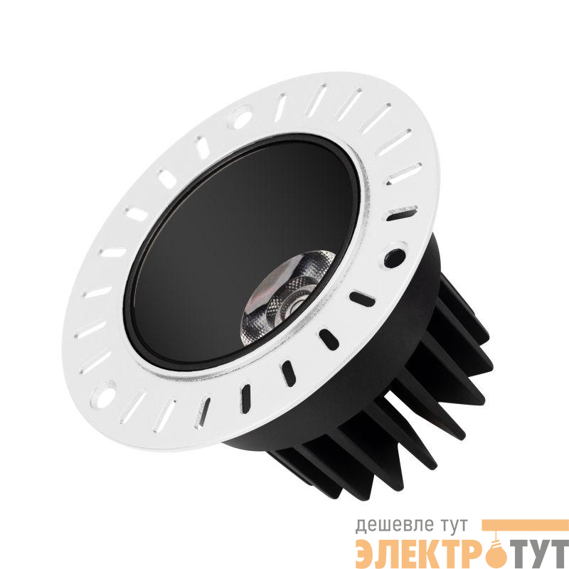 Светильник светодиодный MS-ATLAS-TRIMLESS-R70-12W Day4000 BK 32deg 230В IP20 12Вт 4000К метал. Arlight 0361331